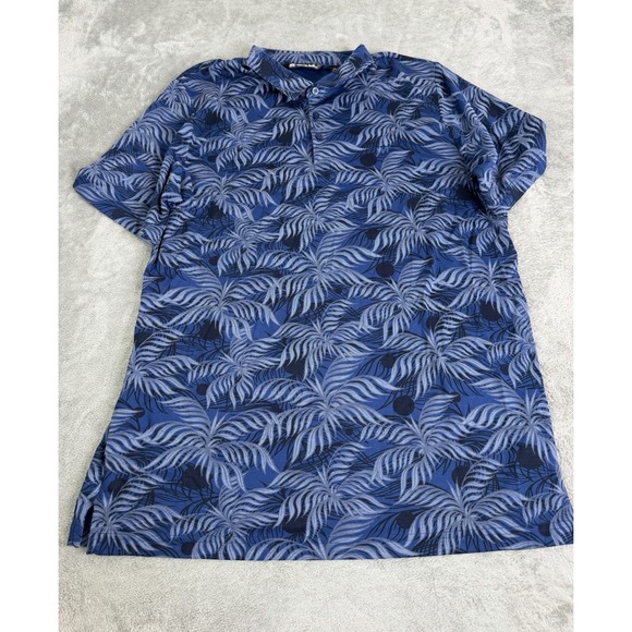 Travis Mathew Other - Travis Matthew Short Sleeve Polo Shirt Men's Size 2XL Blue Floral